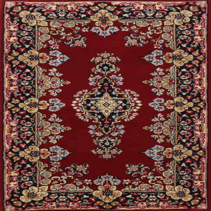 Round Machine Washable Traditional Dark Gold Brown Rug, wshtr1727