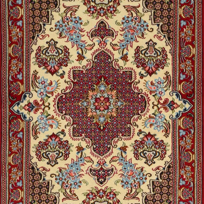 Machine Washable Traditional Saffron Red Rug, wshtr1729