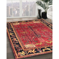 Traditional Red Animal Rug, tr172