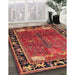 Machine Washable Traditional Red Rug in a Family Room, wshtr172