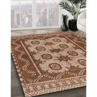 Traditional Saddle Brown Southwestern Rug, tr1730