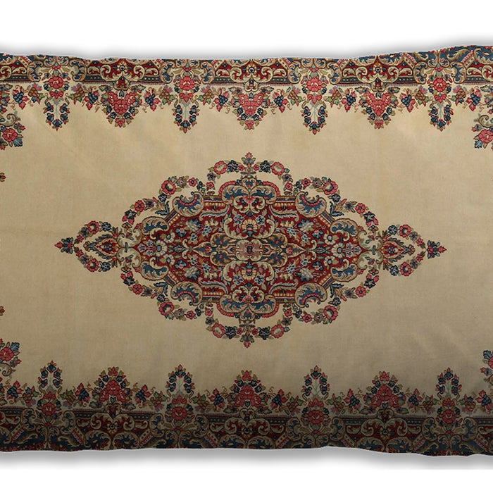 Traditional Classic Rectangular Sienna Brown Lumbar Throw Pillow, 13 inch by 19 inch, lbtr1731