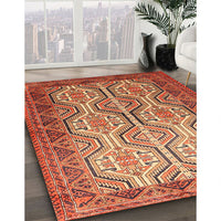 Traditional Mango Orange Persian Rug, tr1732