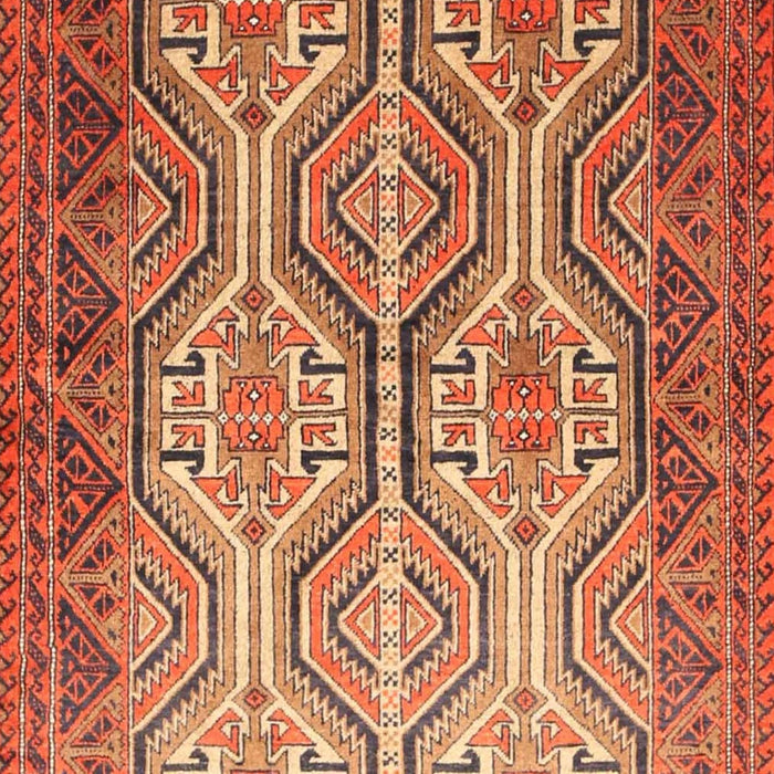 Traditional Mango Orange Persian Rug, tr1732