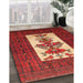 Traditional Red Persian Rug in Family Room, tr1733