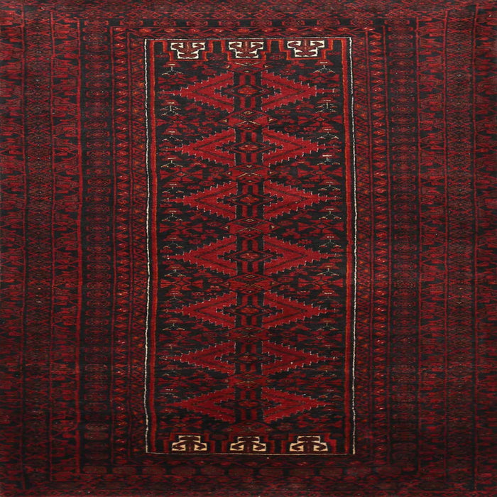 Square Traditional Bakers Brown Persian Rug, tr1734