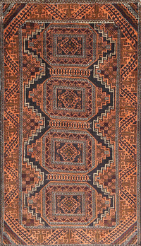 Machine Washable Traditional Bronze Brown Rug, wshtr1735