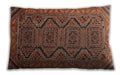 Traditional Classic Rectangular Bronze Brown Lumbar Throw Pillow, 13 inch by 19 inch, lbtr1735