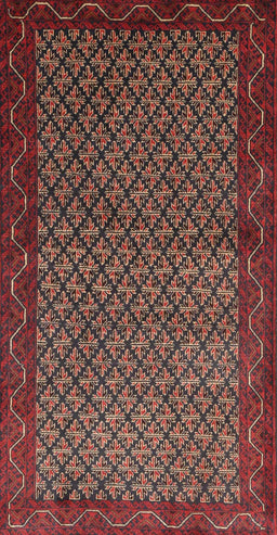 Machine Washable Traditional Saffron Red Rug, wshtr1737