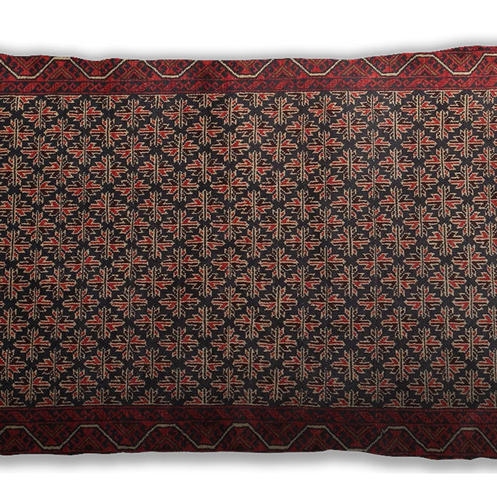 Traditional Classic Rectangular Saffron Red Lumbar Throw Pillow, 13 inch by 19 inch, lbtr1737