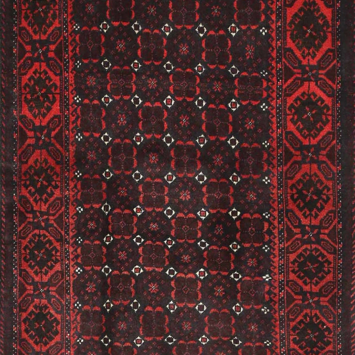 Traditional Saffron Red Persian Rug, tr1738