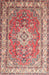 Traditional Bright Maroon Red Persian Rug, tr173