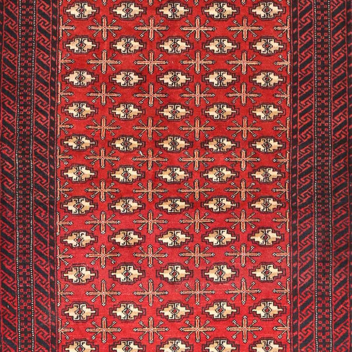 Machine Washable Traditional Red Rug, wshtr1740