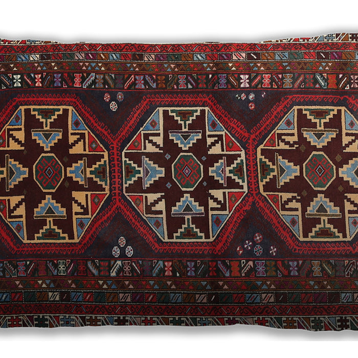 Traditional Classic Rectangular Brown Lumbar Throw Pillow, 13 inch by 19 inch, lbtr1741