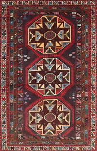 Machine Washable Traditional Brown Rug, wshtr1741