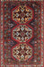 Machine Washable Traditional Brown Rug, wshtr1741