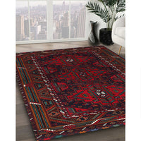 Traditional Wine Red Persian Rug, tr1743