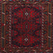 Square Traditional Wine Red Persian Rug, tr1743