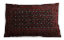Traditional Classic Rectangular Bakers Brown Lumbar Throw Pillow, 13 inch by 19 inch, lbtr1745
