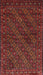 Traditional Brown Red Persian Rug, tr1746