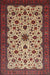 Traditional Saffron Red Persian Rug, tr1749