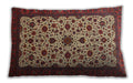 Traditional Classic Rectangular Saffron Red Lumbar Throw Pillow, 13 inch by 19 inch, lbtr1749