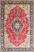 Traditional Light French Beige Brown Medallion Rug, tr174