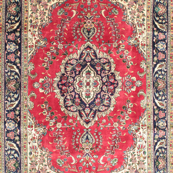 Traditional Light French Beige Brown Medallion Rug, tr174