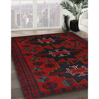 Traditional Charcoal Black Persian Rug, tr1753