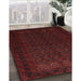 Traditional Bakers Brown Persian Rug in Family Room, tr1754