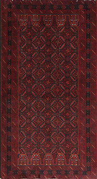 Machine Washable Traditional Bakers Brown Rug, wshtr1754