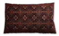 Traditional Classic Rectangular Chestnut Brown Lumbar Throw Pillow, 13 inch by 19 inch, lbtr1755