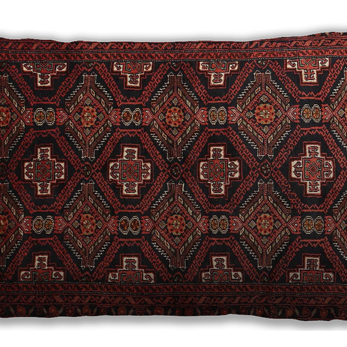 Traditional Classic Rectangular Chestnut Brown Lumbar Throw Pillow, 13 inch by 19 inch, lbtr1755