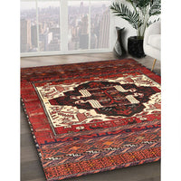 Traditional Rust Pink Persian Rug, tr1757