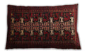 Traditional Classic Rectangular Cranberry Red Lumbar Throw Pillow, 13 inch by 19 inch, lbtr1758