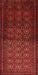 Machine Washable Traditional Fire Brick Red Rug, wshtr1759