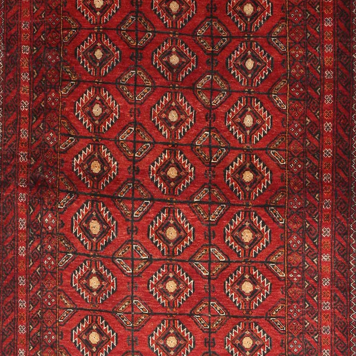 Machine Washable Traditional Fire Brick Red Rug, wshtr1759