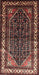 Machine Washable Traditional Dark Gold Brown Rug, wshtr175