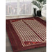 Traditional Wine Red Persian Rug in Family Room, tr1760