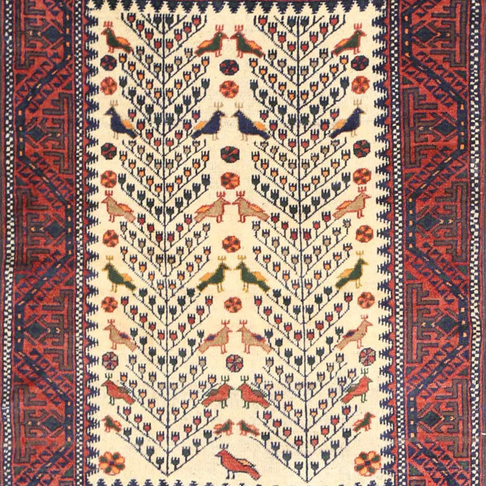 Traditional Brown Red Persian Rug, tr1761