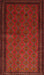 Traditional Fire Brick Red Southwestern Rug, tr1762