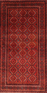 Machine Washable Traditional Fire Brick Red Rug, wshtr1767