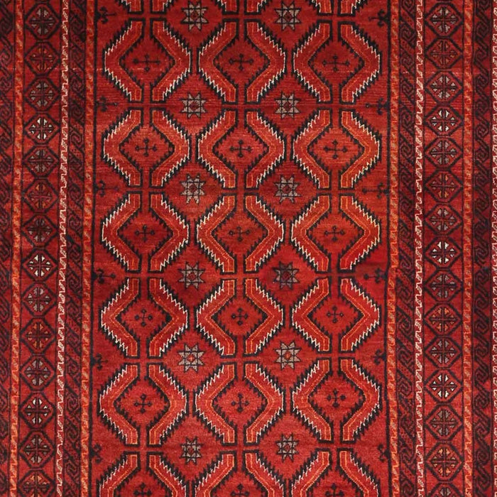 Machine Washable Traditional Fire Brick Red Rug, wshtr1767