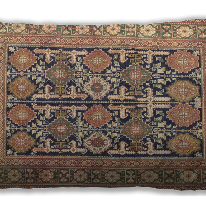 Traditional Classic Rectangular Sienna Brown Lumbar Throw Pillow, 13 inch by 19 inch, lbtr176