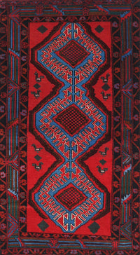 Machine Washable Traditional Black Rug, wshtr1770