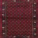 Round Machine Washable Traditional Bakers Brown Rug, wshtr1771