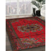 Machine Washable Traditional Dark Brown Rug in a Family Room, wshtr1772