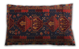 Traditional Classic Rectangular Chestnut Brown Lumbar Throw Pillow, 13 inch by 19 inch, lbtr1773