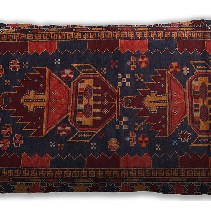 Traditional Classic Rectangular Chestnut Brown Lumbar Throw Pillow, 13 inch by 19 inch, lbtr1773