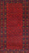 Machine Washable Traditional Red Rug, wshtr1774